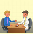 financial health concept vector image vector image