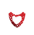 love happy valentines day template vector image vector image