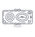 nautical rope knots and frames vector image vector image