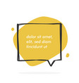 hand drawn doodle speech bubbles set vector image vector image