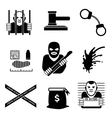 criminal vector image vector image