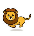cute lion vector image