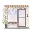 beautiful shop hand drawn vector image vector image