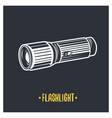 flashlight vector image vector image