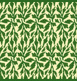 botanical leaves seamless pattern design vector image vector image