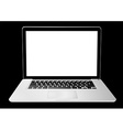 computer laptop vector image