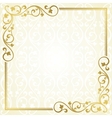 floral invitation card vector image vector image