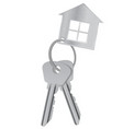 home keys with house token vector image