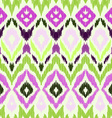 ikat pattern vector image vector image