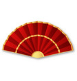 chinese lunar new year fan vector image vector image