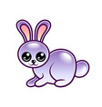 cute cartoon rabbit isolated vector image