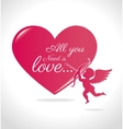 love card design eps 10 vector image