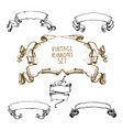 ribbons collection vector image