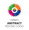 business abstract circle logo vector image vector image
