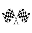 racing checkered flags vector image