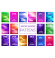 a set abstract backgrounds vector image vector image