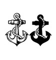 anchor stencil image vector image vector image