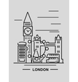 black london vector image vector image