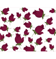 roses pattern background vector image