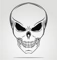 tribal skull vector image