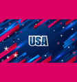usa star background vector image vector image