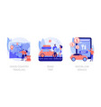 active holiday abstract metaphors vector image