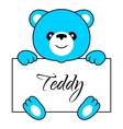 cartoon bear boy vector image