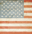 grunge american flag vector image