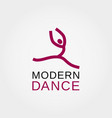 dance icon concept vector image