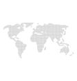 world map grid vector image