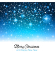 2014 christmas background with a waterfall of ray vector image