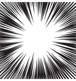 comic book speed horizontal lines background vector image