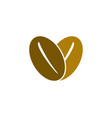 love coffee logo vector image