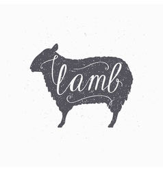 Zebra in black and white silhouette Royalty Free Vector