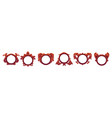 game level or avatar frames ui icons buttons set vector image
