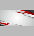abstract corporate banner web design red vector image vector image
