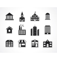 building icons vector image