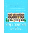 merry christmas and happy new year card vector image vector image