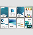 blue abstract business backgrounds and abstract vector image vector image