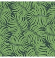 seamless tropical floral pattern background vector image
