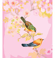 artistic bird design vector image