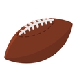 american football ball cartoon vector image