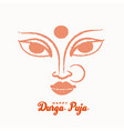 indian religion durga puja festival holiday vector image vector image