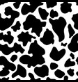 seamless texture of cow hide vector image