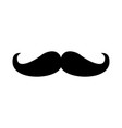 strong man mustache flat style icon sign vector image