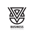 development business strategy concept logo design vector image vector image