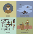 soldier vector image