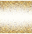 background of gold sequins vector image vector image