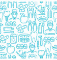 dentistry medicine dentist seamless pattern vector image vector image