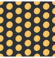 falling coins seamless pattern vector image vector image